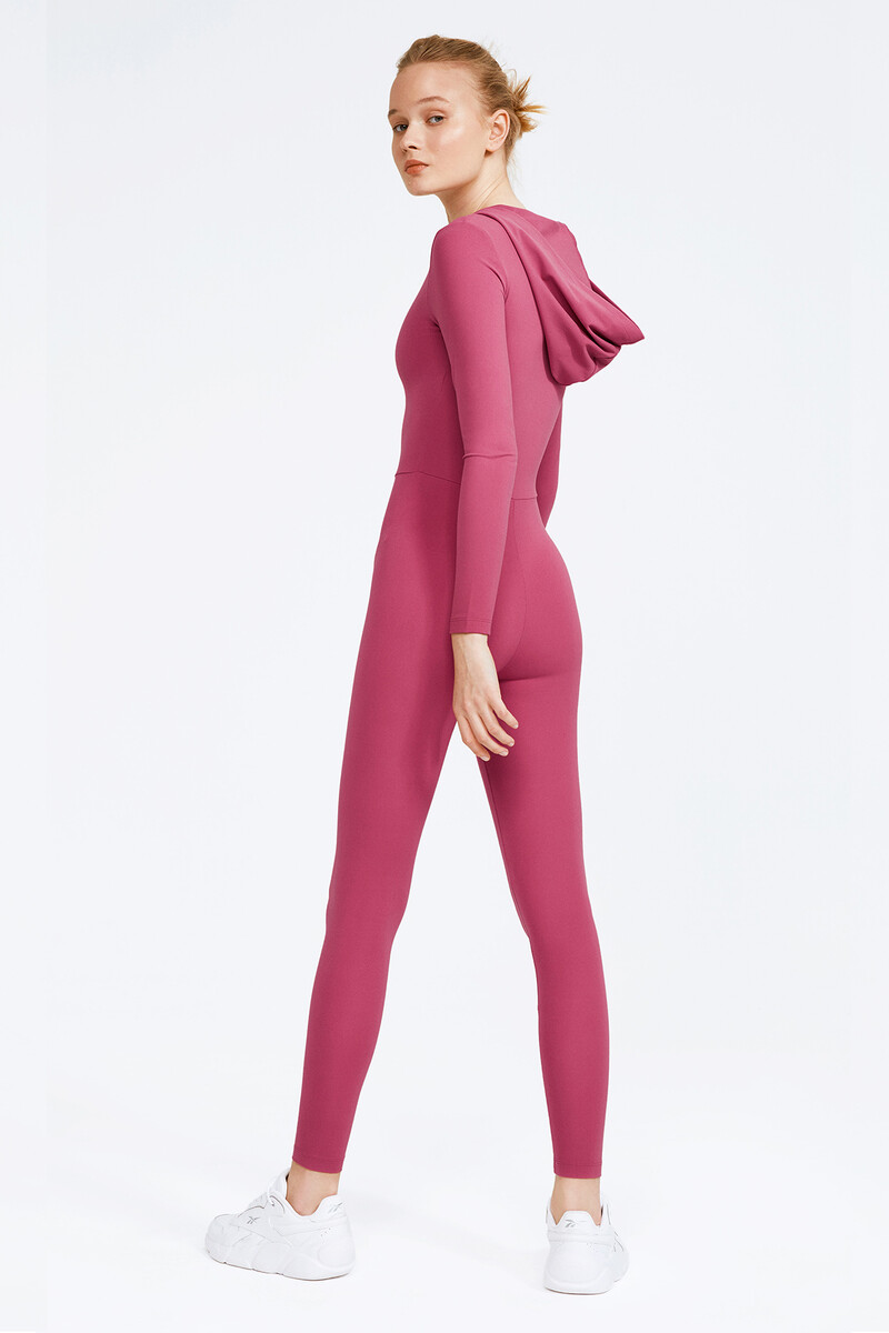 BELLE - SUPER SOFT ZIP-UP JUMPSUIT WITH HOODIE - 8