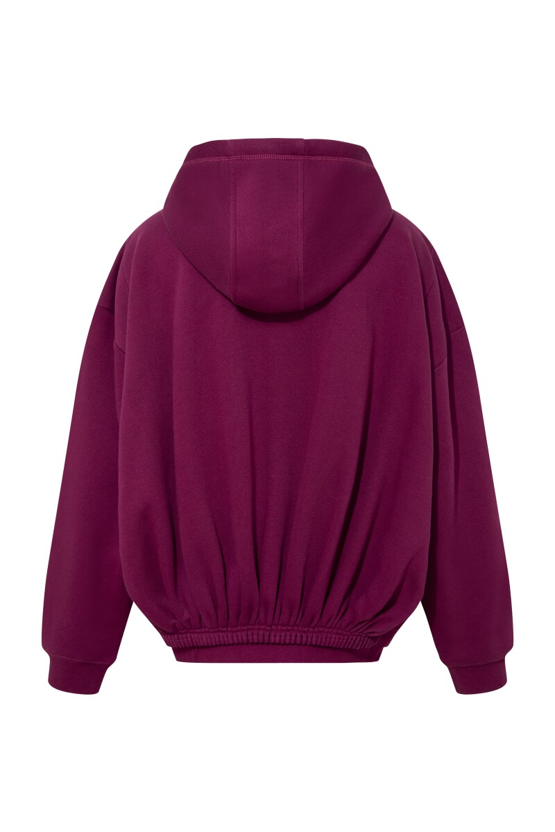 CAROLINE - FLEECE KANGAROU HOODED TOP WITH POCKET - 6