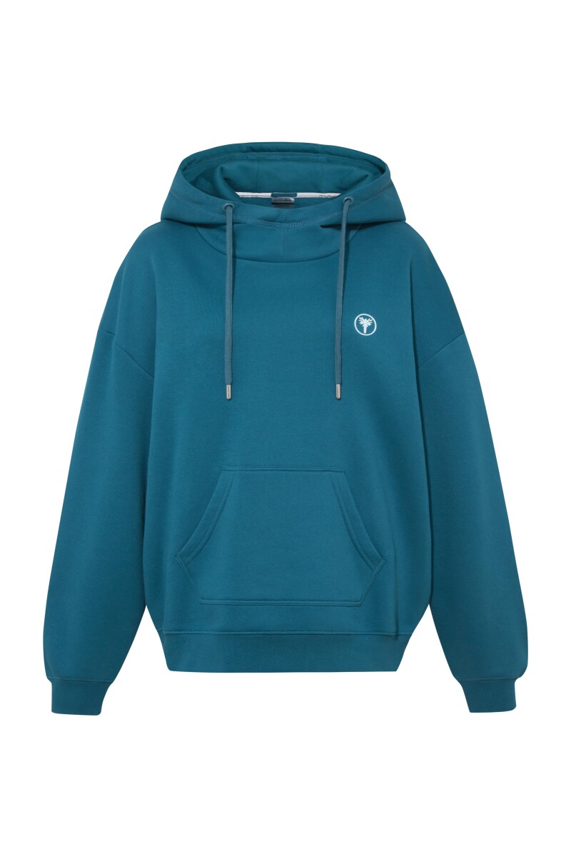 CAROLINE - FLEECE KANGAROU HOODED TOP WITH POCKET - 1