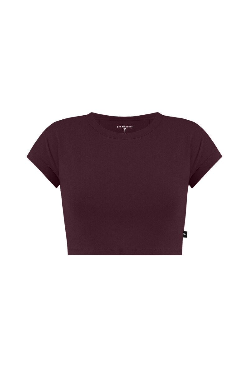 CHERLY - BİSİKLET YAKA BASIC CROP TSHIRT - 3