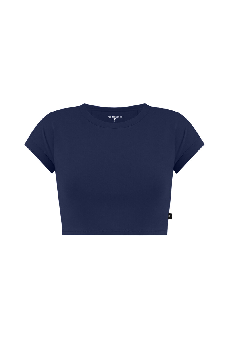 CHERLY - BİSİKLET YAKA BASIC CROP TSHIRT - 9