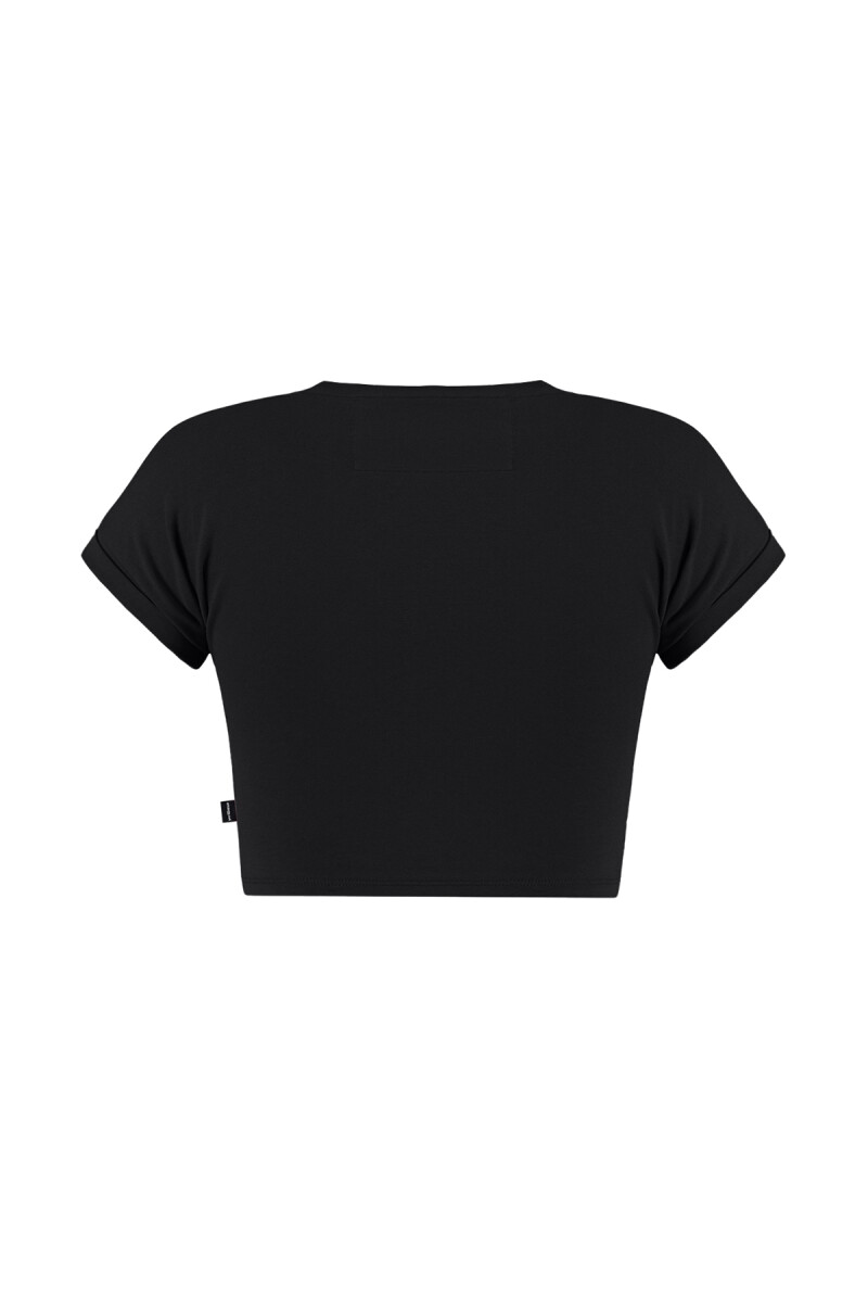 CHERLY - CHERLY CREW NECK CROP TEE - 6