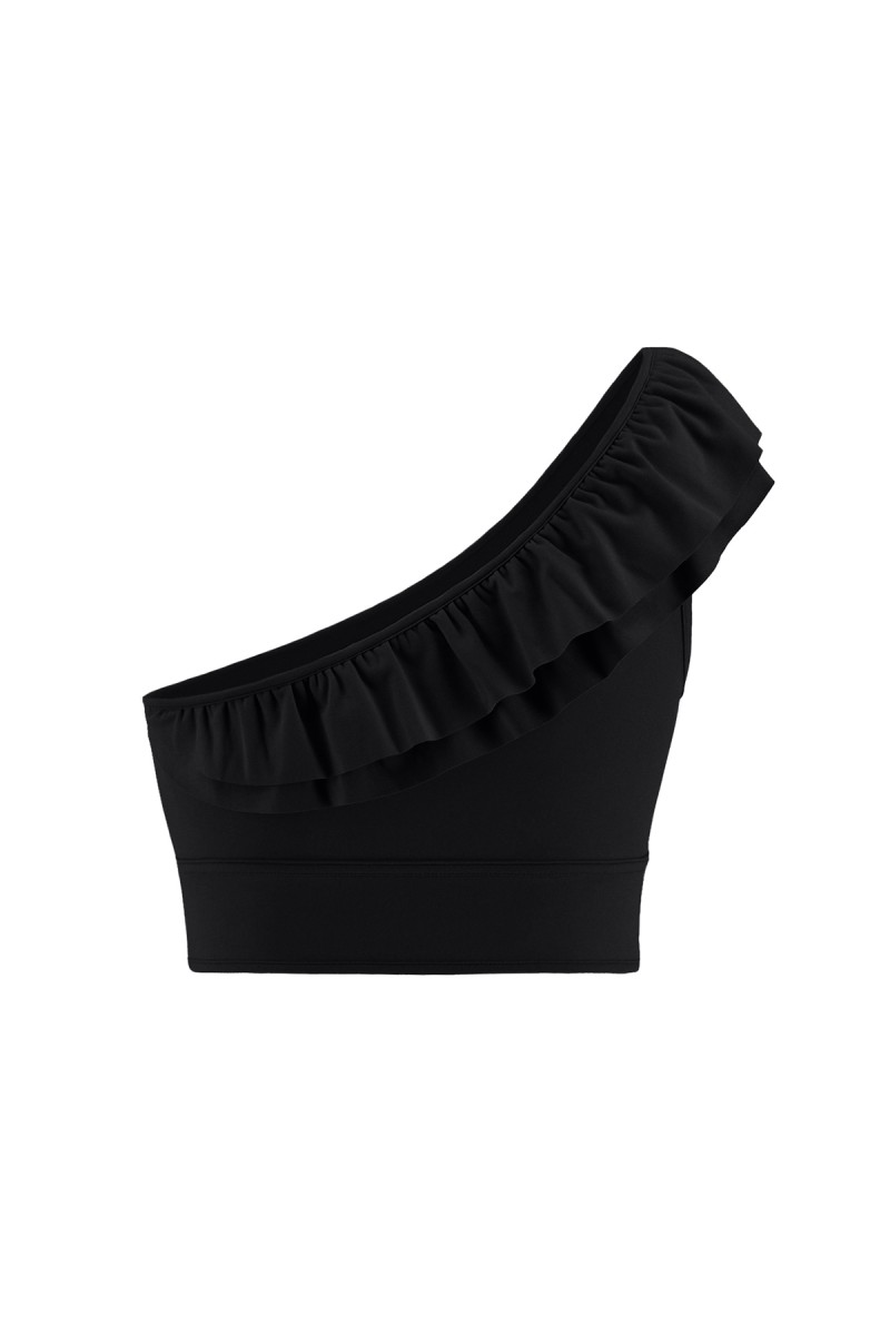 CLAUDIA - ONE SHOULDER RUFFLED TOP - 10