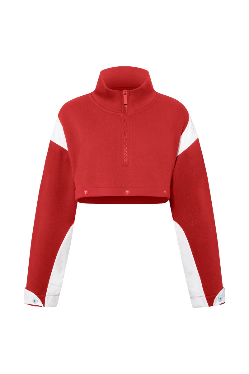 ELLIOT TR - FLEECE QUARTER ZIPPER CROPPABLE TRACKSUIT - 3