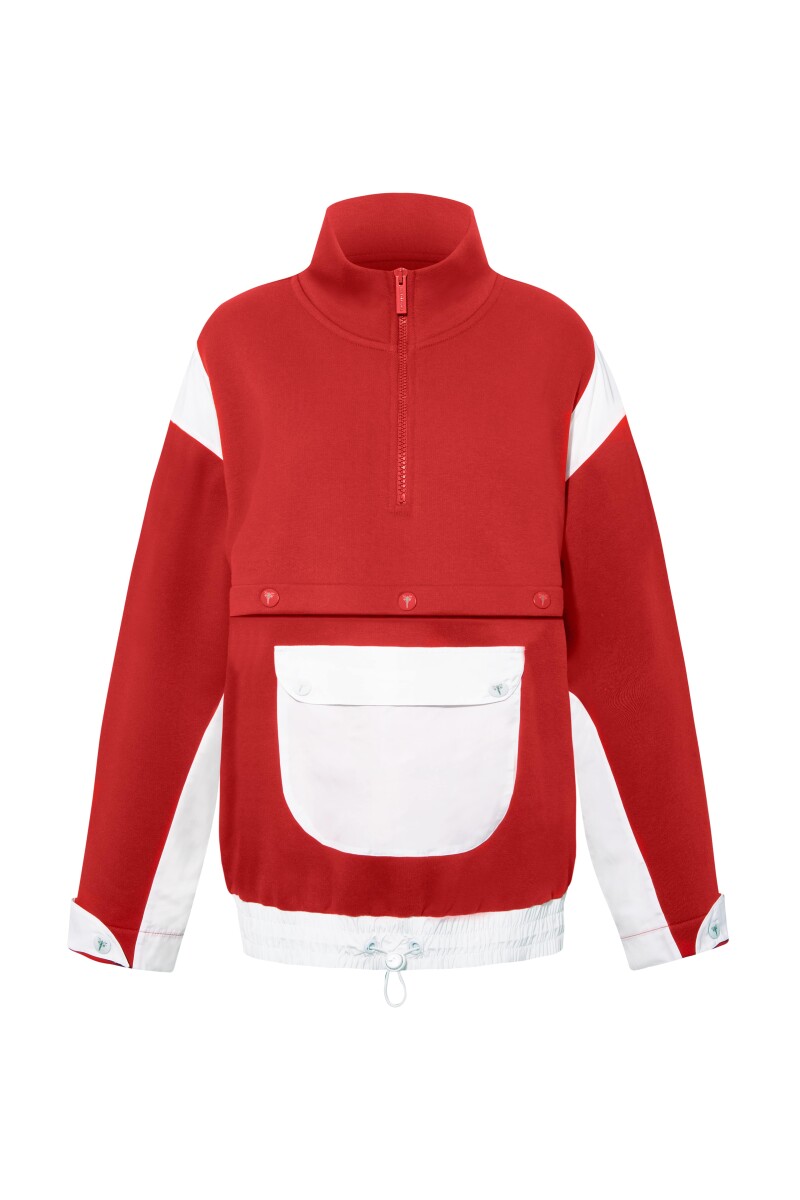 ELLIOT TR - FLEECE QUARTER ZIPPER CROPPABLE TRACKSUIT - 