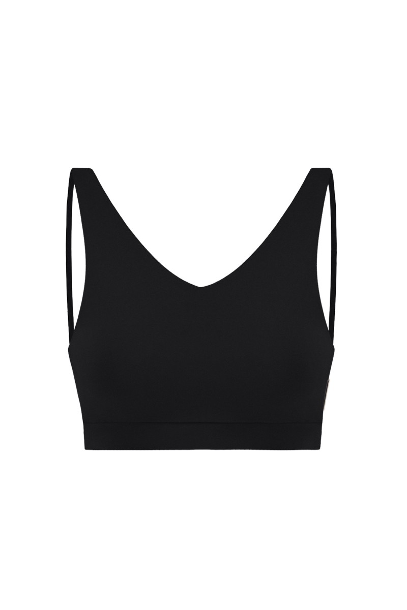 GISELE - V NECK SPORTS BRA W/ SPAGHETTI STRAP - 7