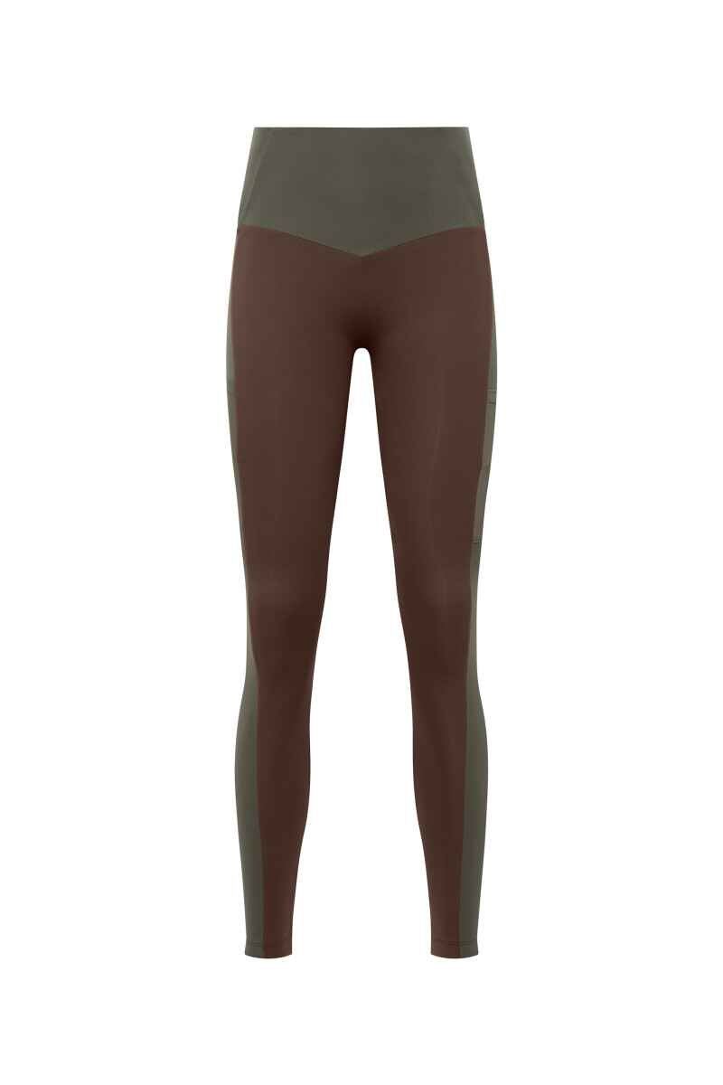 HEATHER - COLOR BLOCK SHAPING TIGHTS - 4