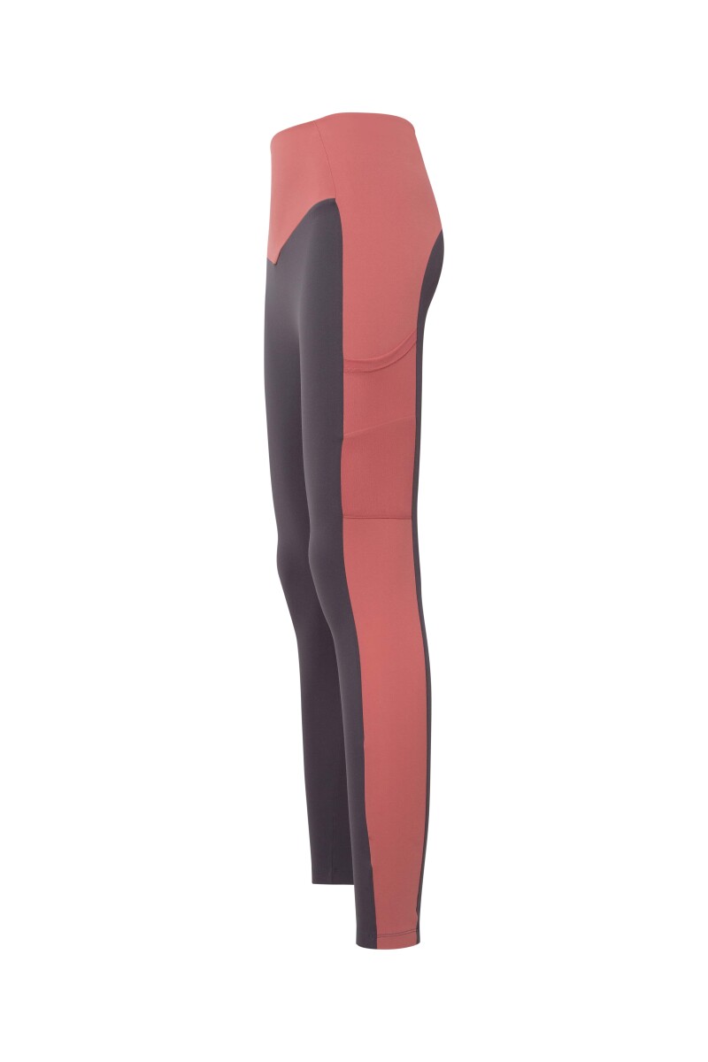 HEATHER - COLOR BLOCK SHAPING TIGHTS - 2