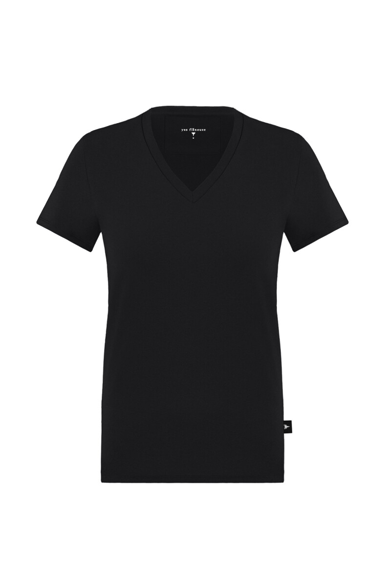 JADEN - JADEN V NECK BASIC TEE - 5