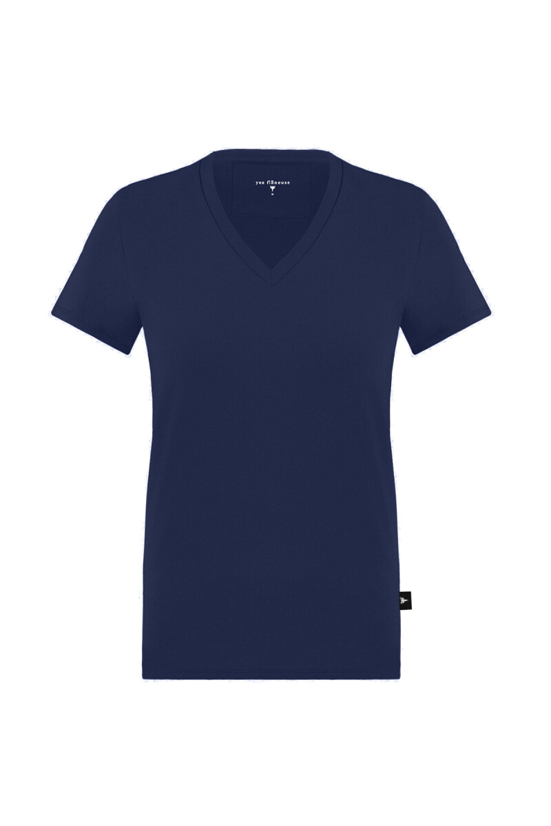 JADEN - JADEN V NECK BASIC TEE - 1