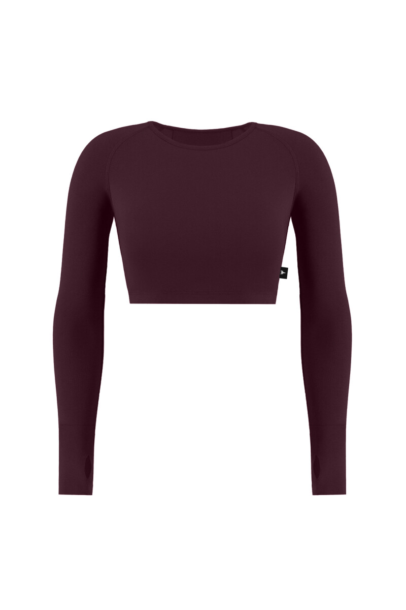 JULIE - JULIE LONG SLEEVE CROP TOP - 3