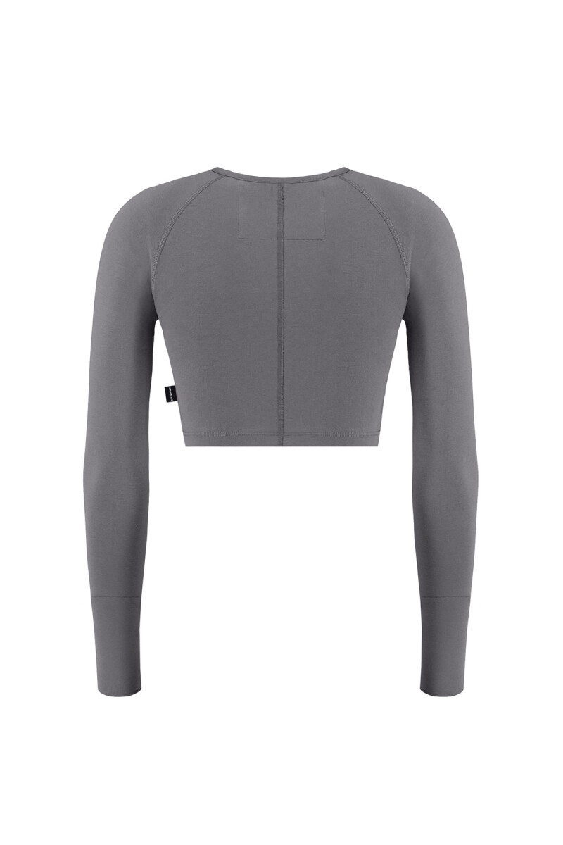 JULIE - JULIE LONG SLEEVE CROP TOP - 8