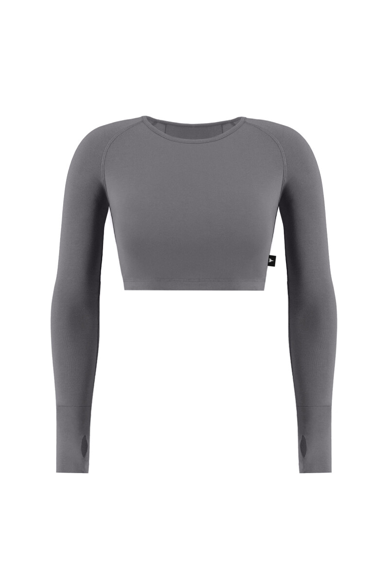 JULIE - JULIE LONG SLEEVE CROP TOP - 7