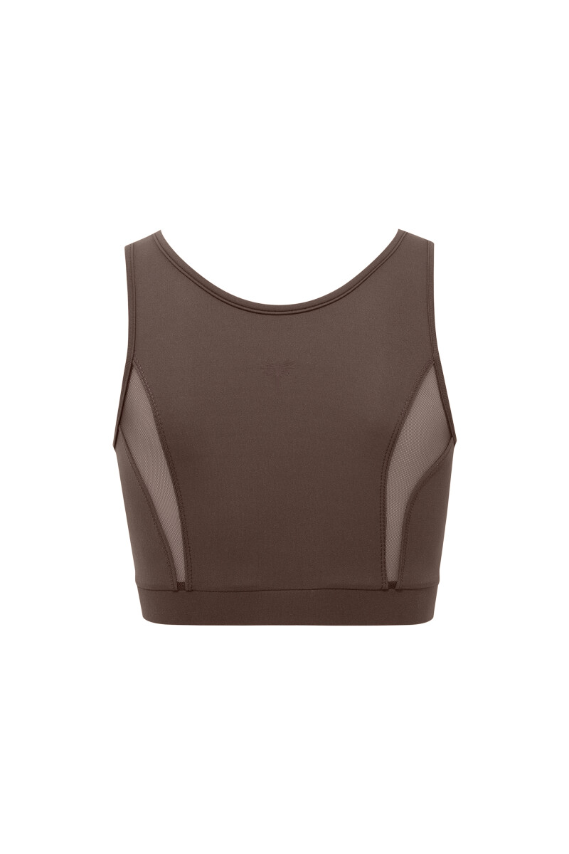 KIM - TULLE BACK DETAILED SPORTS BRA - 4