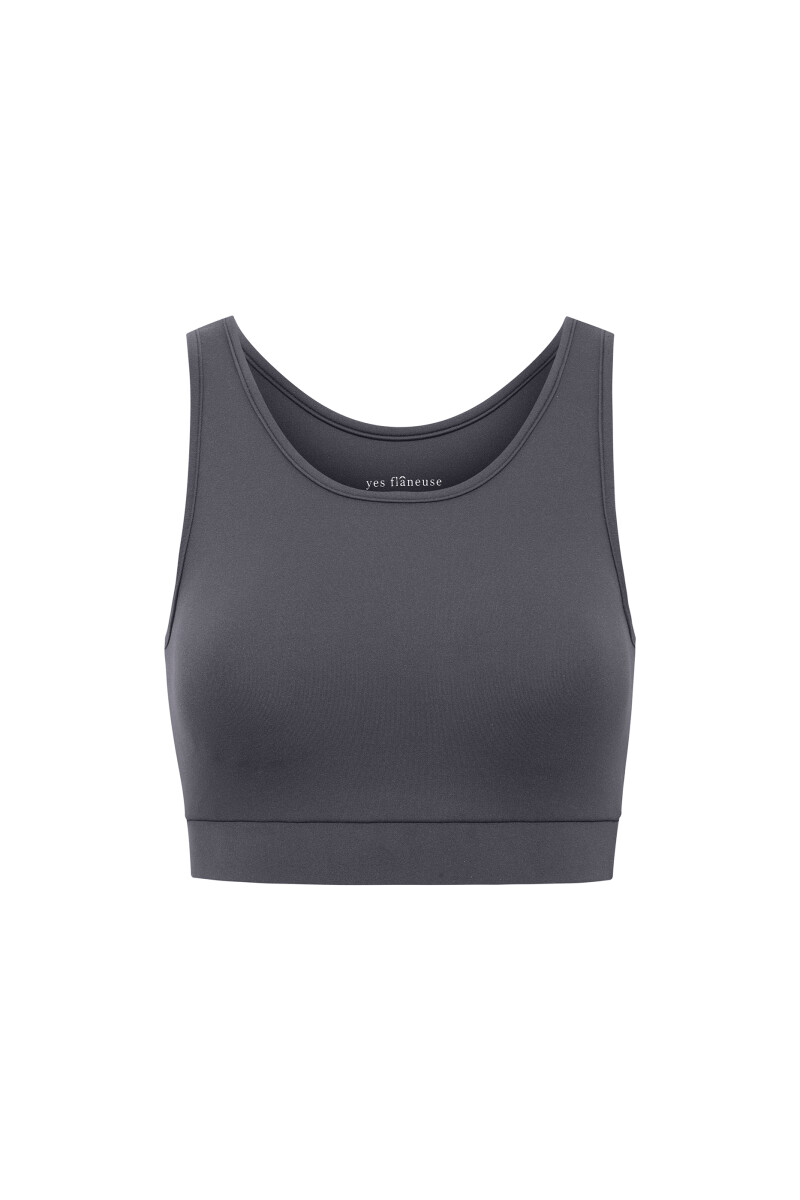 KIM - TULLE BACK DETAILED SPORTS BRA - 5