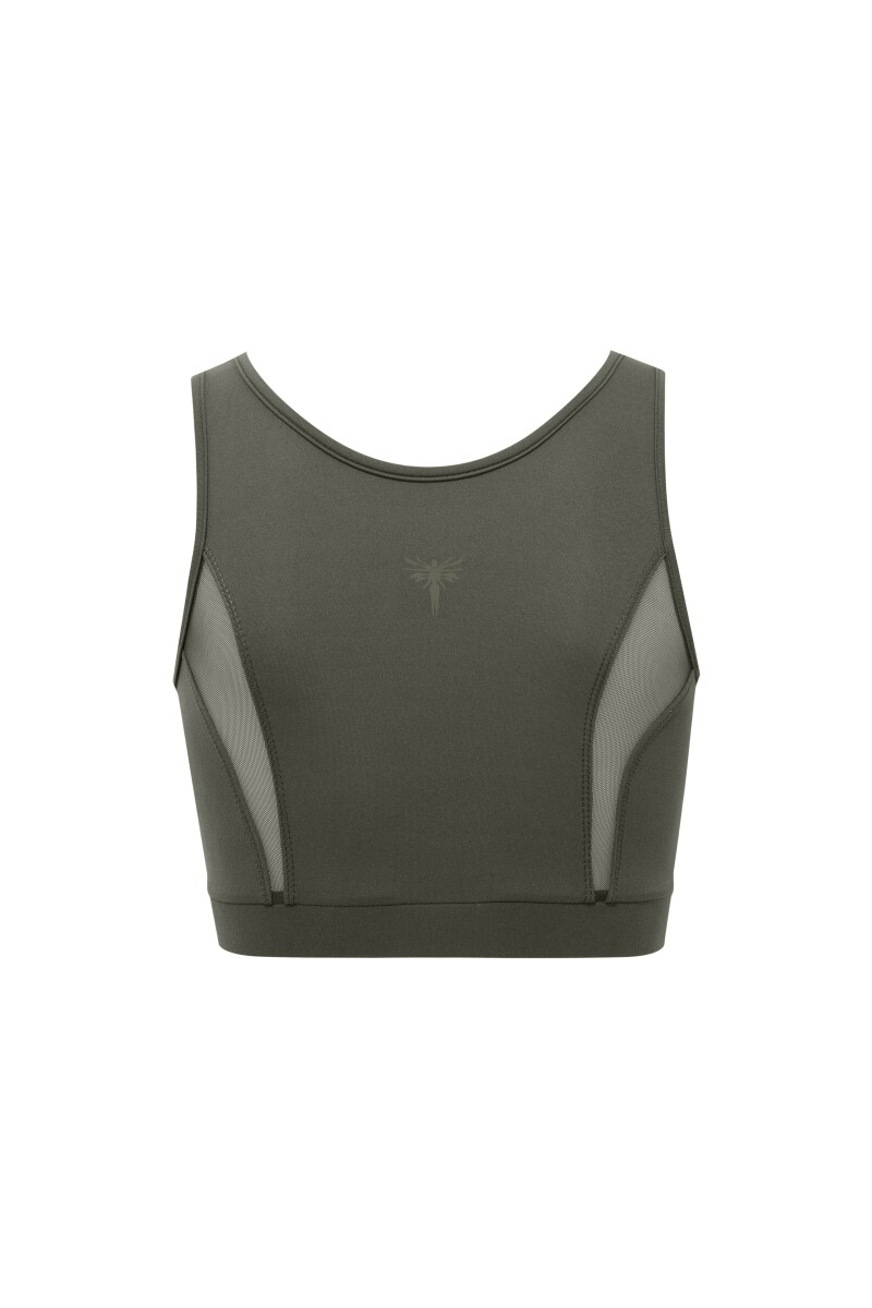 KIM - TULLE BACK DETAILED SPORTS BRA - (1)