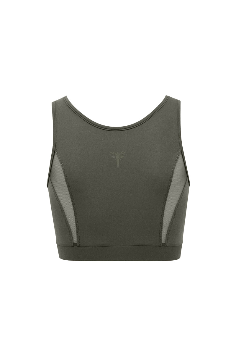 KIM - TULLE BACK DETAILED SPORTS BRA - (1)