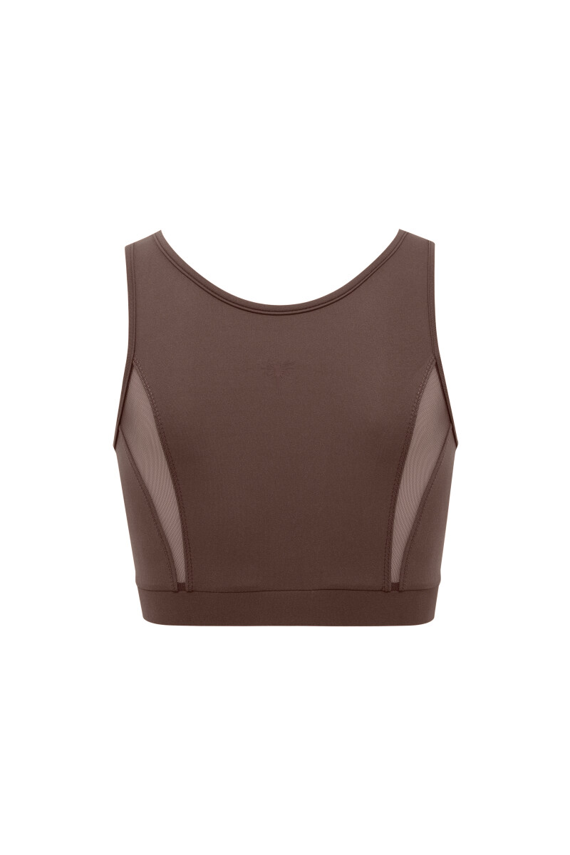 KIM - TULLE BACK DETAILED SPORTS BRA - 4