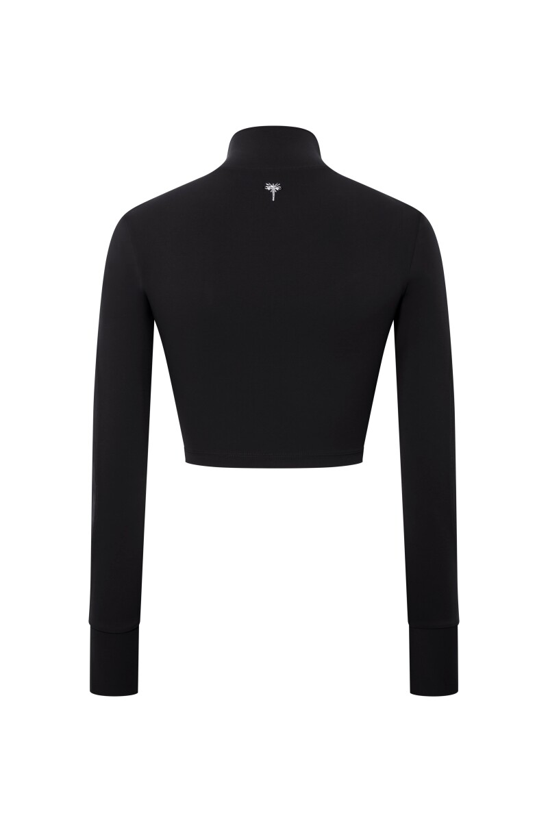 PERLA - TULLE DETAIL LONG SLEEVE TOP - 8