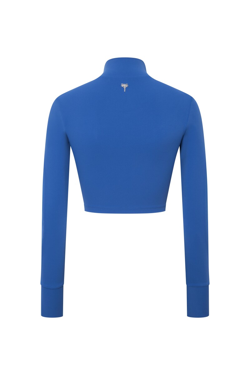 PERLA - TULLE DETAIL LONG SLEEVE TOP - 5