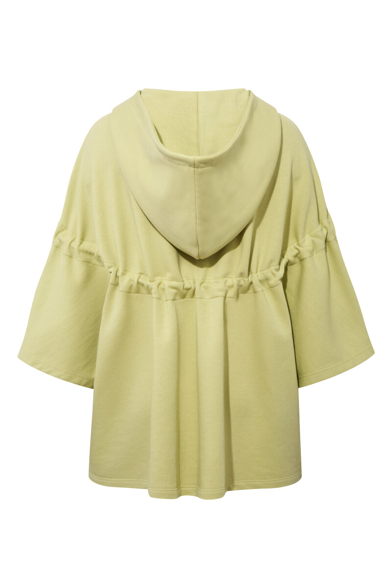 TAMMY - HOODED ZIPPER PONCHO - (1)